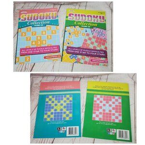 Kappa Puzzle Sudoku Book Collections Volume #128 #129 Bundle